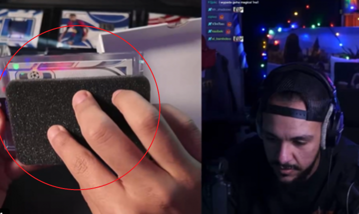 HIT! Oto jaką PIŁKARSKĄ KARTĘ trafił Merghani w paczce od Malczyńskich xD [VIDEO]